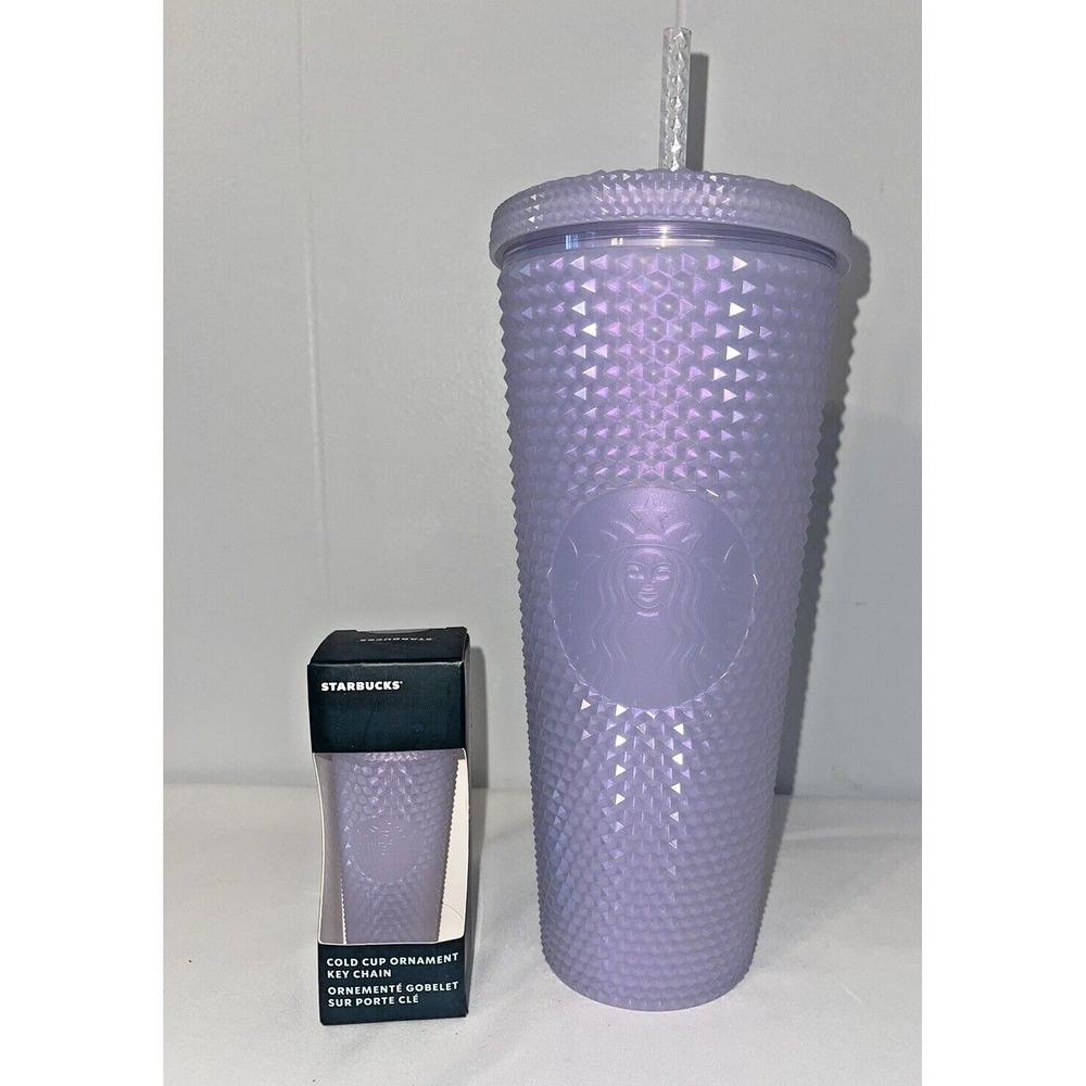 Starbucks 2021 Holiday C 24oz  Tumbler With matching‎ Keychain
